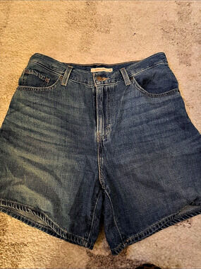Levi’s High Baggy Shorts Denim Jean Waist 29 Like New